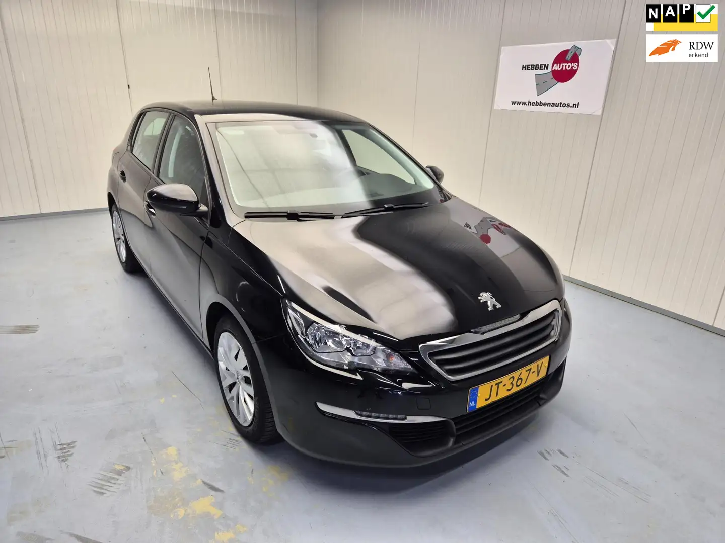 Peugeot 308 1.2 PureTech Blue Lease Navi Ecc Cruise Control Zwart - 1