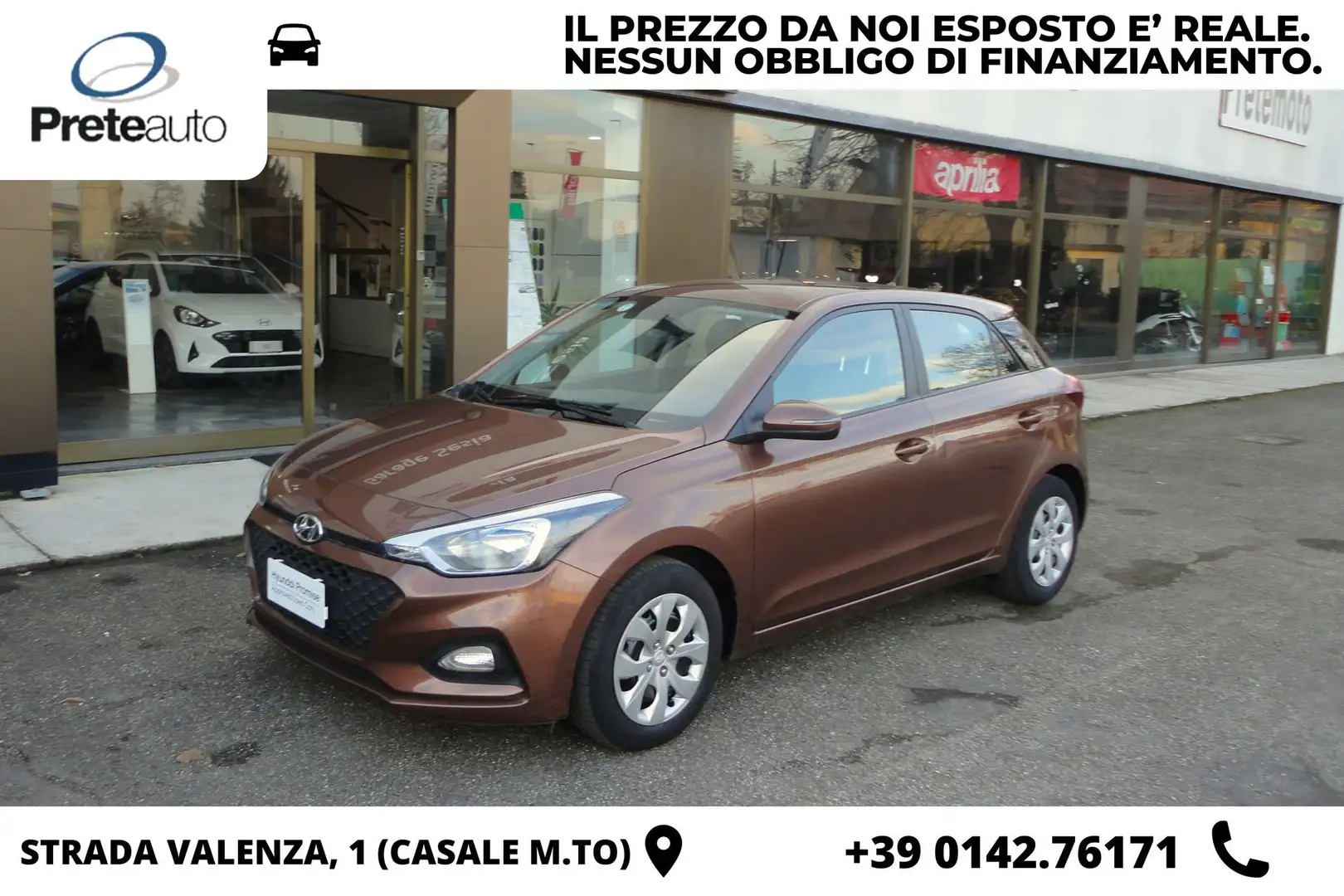 Hyundai i20 1.2 5 porte Tech OK NEOP Marrone - 1