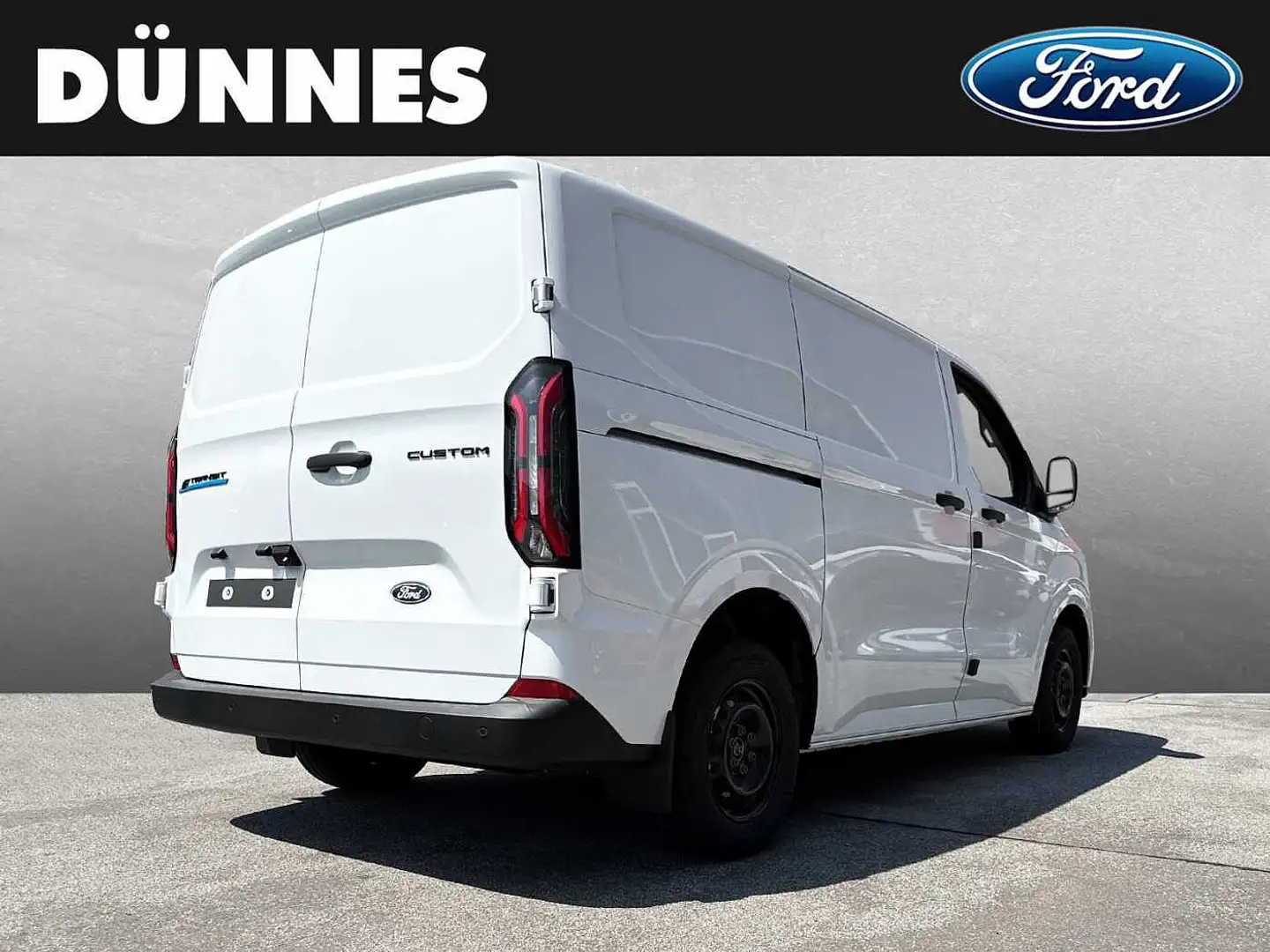 Ford E-Transit Custom L1H1 LKW HA Trend Weiß - 2