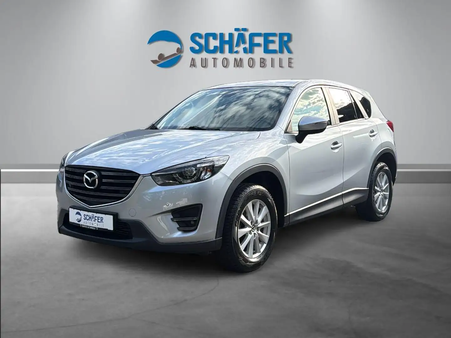 Mazda CX-5 2.2 Exclusive-Line AWD #AUT #LED #AHK #STHZ Silber - 1
