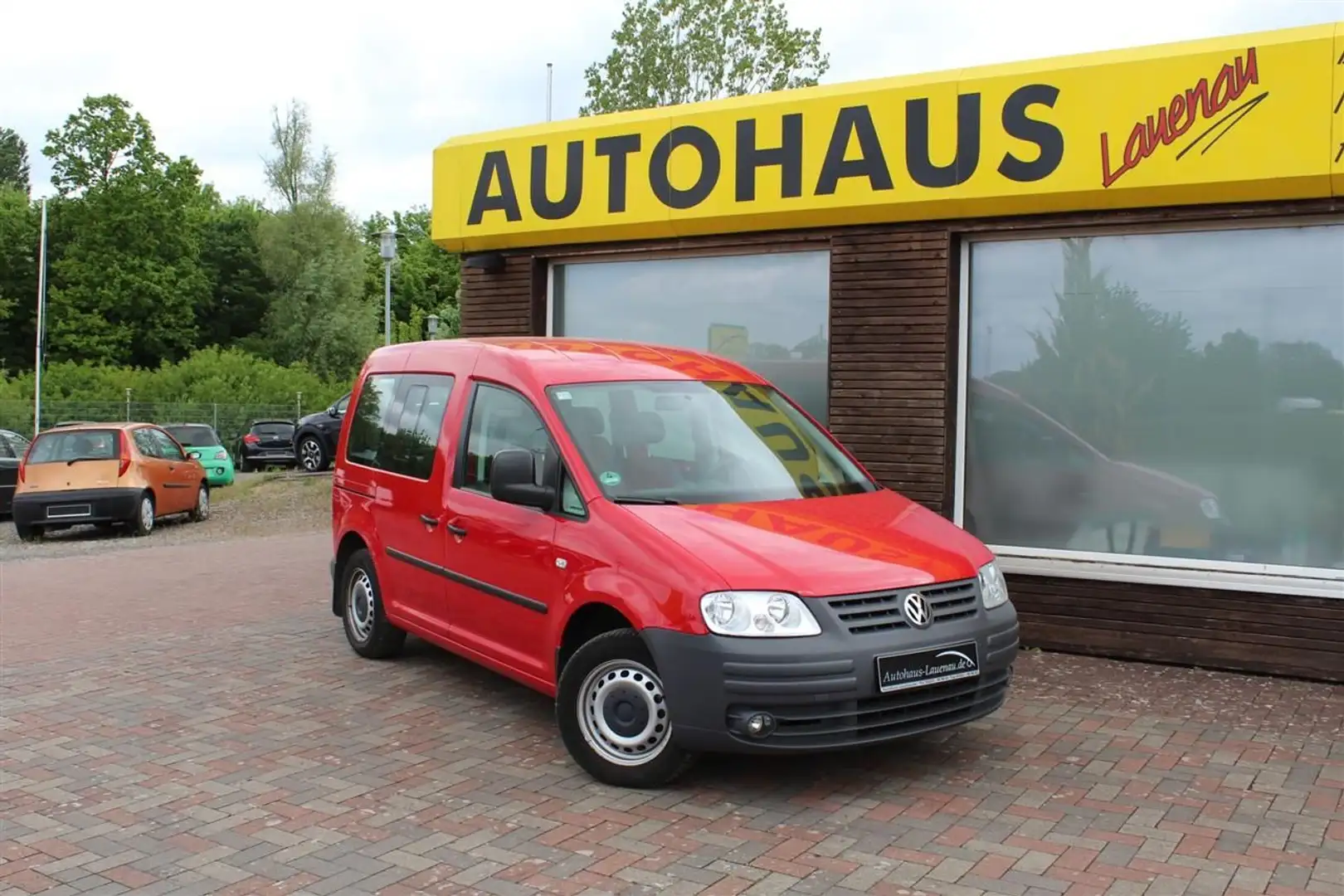 Volkswagen Caddy Life, Erdgas, 7-Sitzer, 1.Hand Rouge - 1