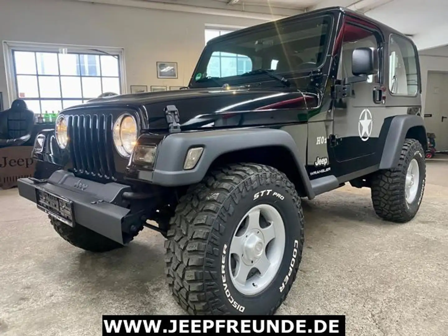 Jeep Wrangler kerniger TJ ! Haese HO1 Umbau ! Schwarz - 1