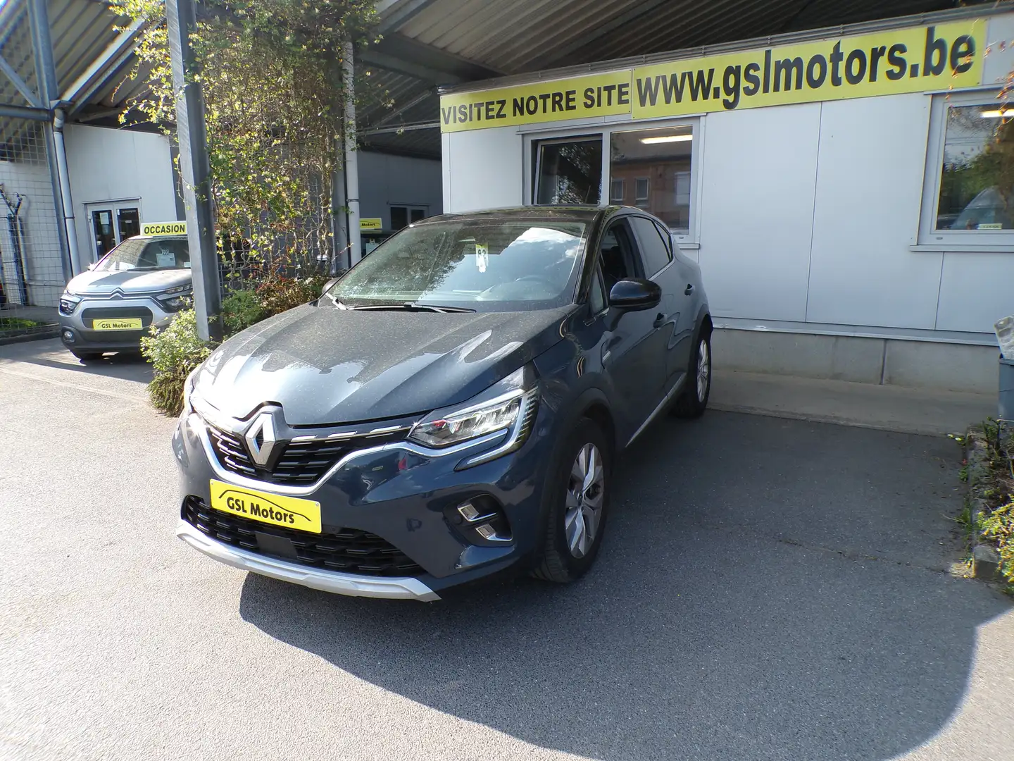 Renault Captur 1.5 BluedCi 115cv gris automatique 02/20 Airco GPS Gris - 1