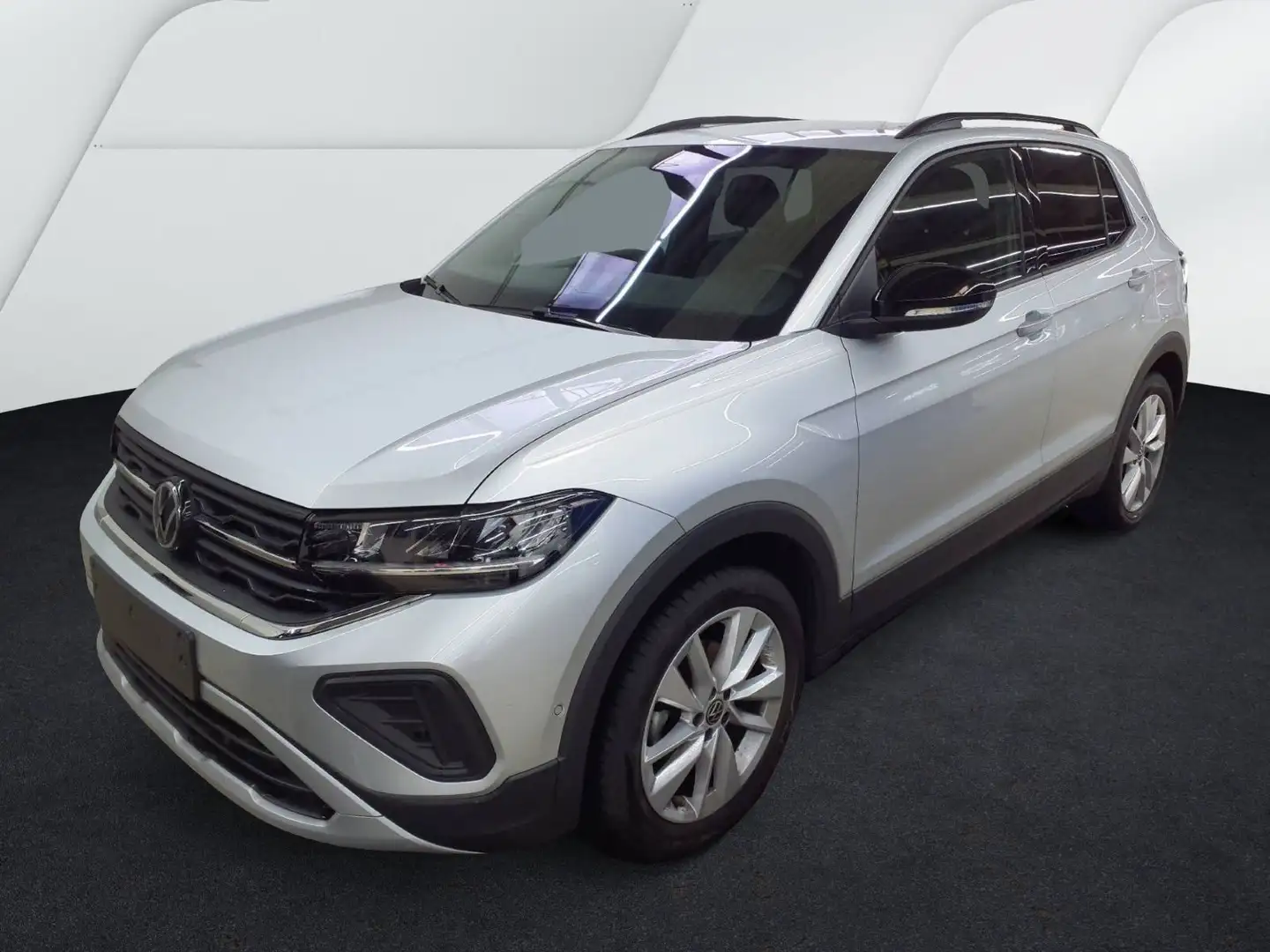 Volkswagen T-Cross 1.0 TSI DSG Goal AHK Navi LED SHZ ACC Silber - 2