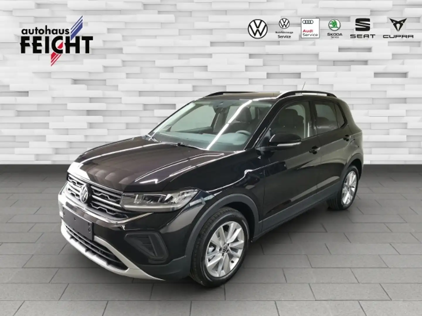 Volkswagen T-Cross 1.0 TSI Life+READY2DISCOVER+LED+RFK+APP Noir - 1
