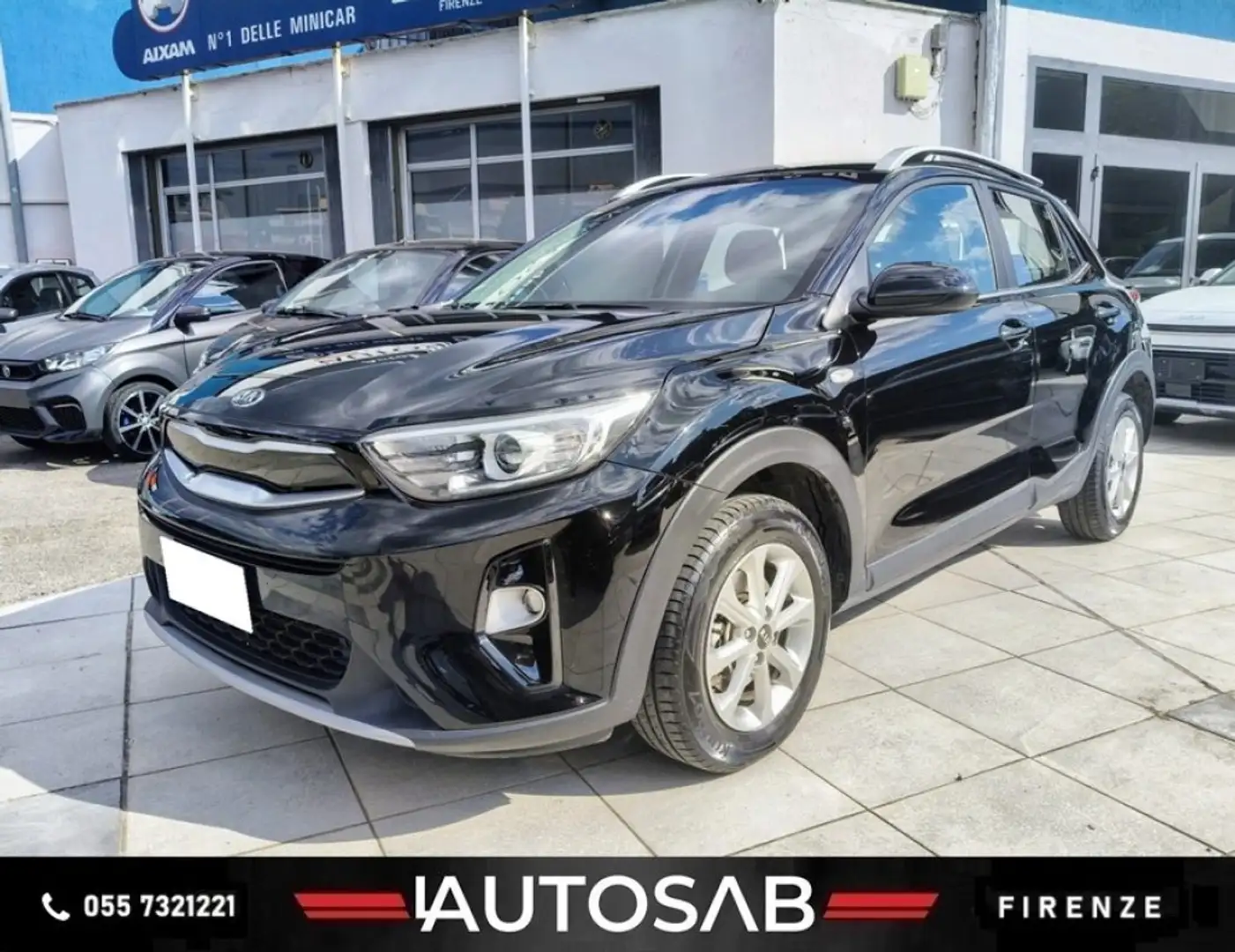Kia Stonic 1.2 MPI 84 CV Style Unico Propr. Neo Patentati Nero - 1