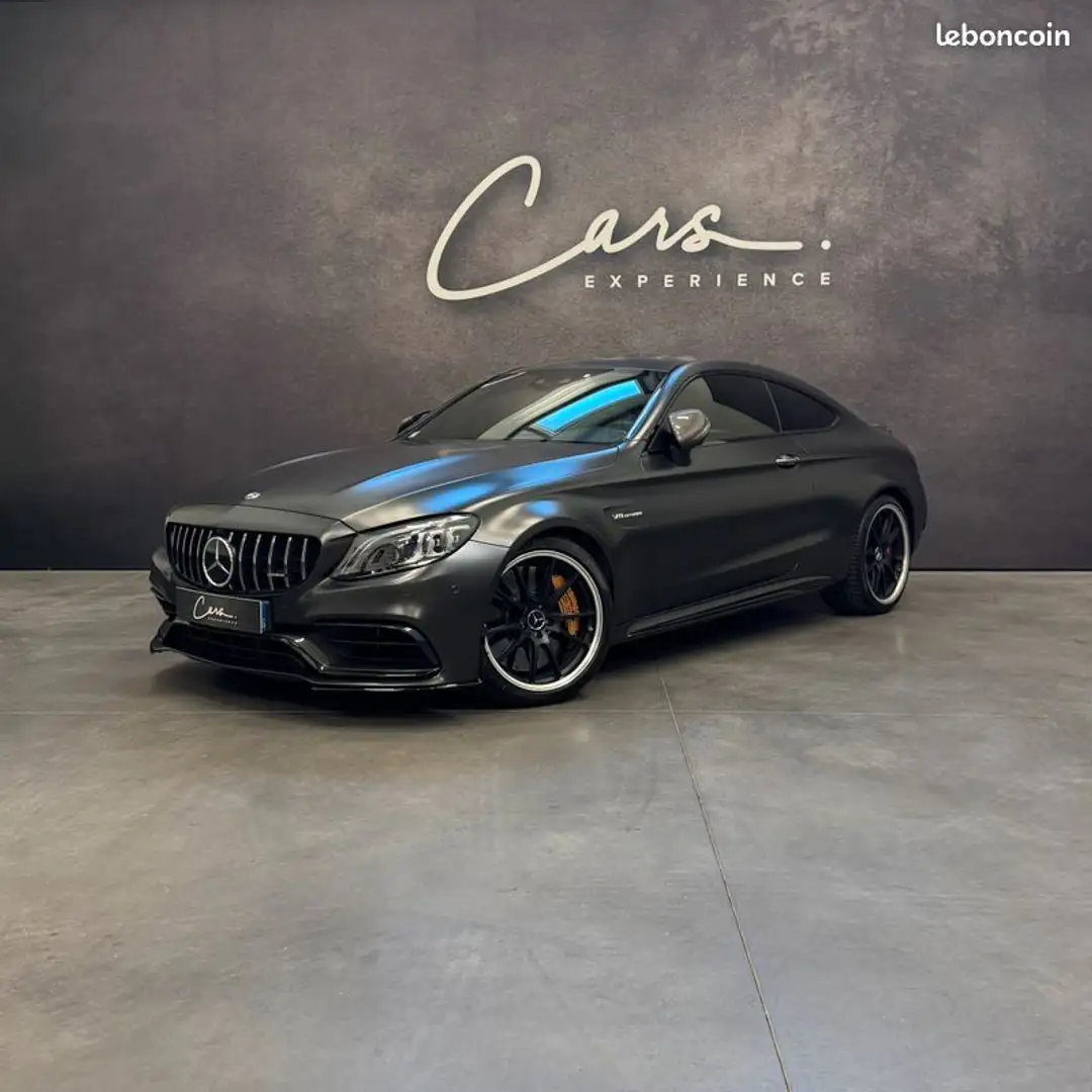 Mercedes-Benz Mercedes C63s 4.0 510 cv – IMMAT FRANCE CARBONE CAMERA 360° CAR PLAY BAQUETS à partir de 890-mois Schwarz - 1
