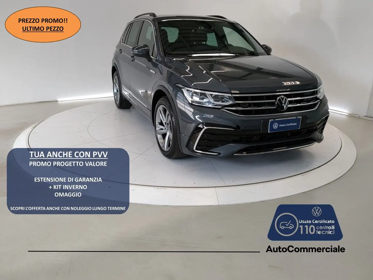 Volkswagen Tiguan 2.0 TDI 150CV SCR DSG R-Line Grigio - 1