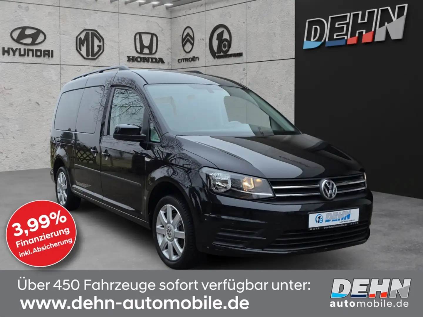 Volkswagen Caddy 1.4 TSI Trendline PDC Rollstuhlrampe Zwart - 1
