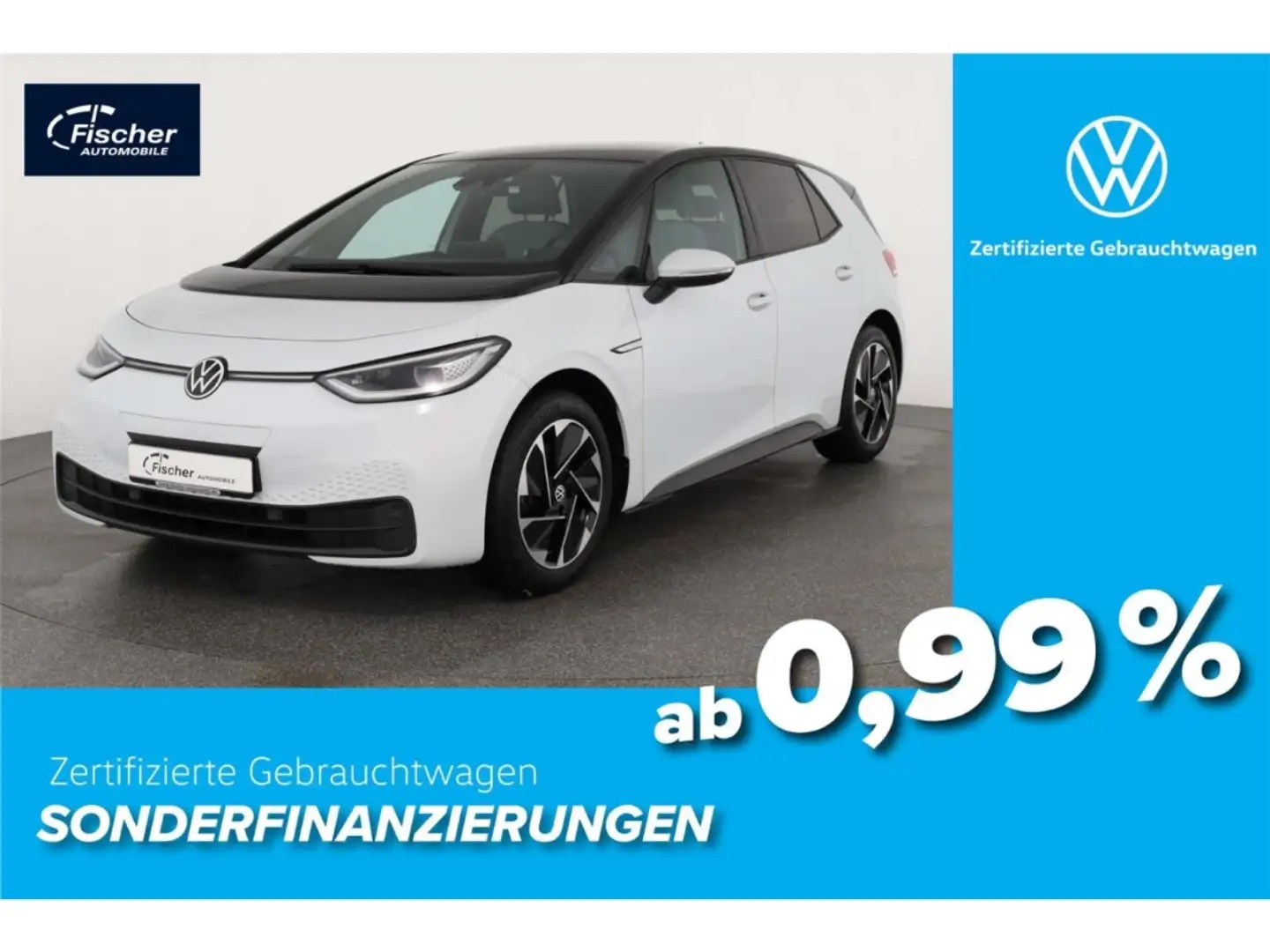 Volkswagen ID.3 Pure Performance 45 kWh Matrix/RFK Weiß - 1