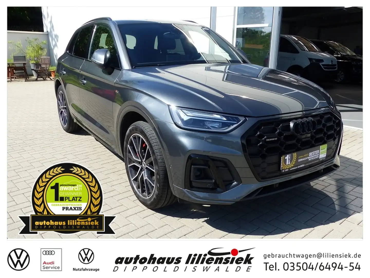Audi Q5 40 TDI quattro S-tronic S line *LED*PDC*Navi* Grau - 1