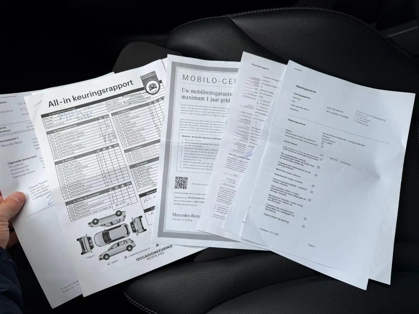 Mercedes-Benz EQC 400 4MATIC Business Solution AMG 80 kWh | ADAPTIVE CRU Gris - 2