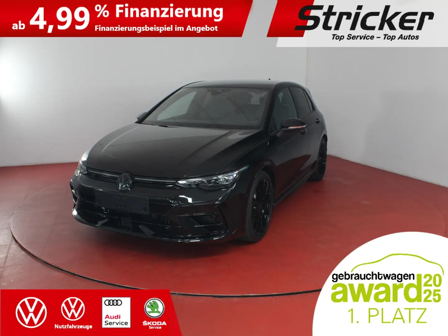 Volkswagen Golf R BLACK EDITION 333 PS H&K AHK Navi Noir - 2