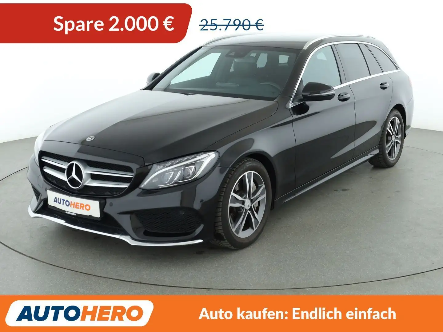 Mercedes-Benz C 300 T AMG Line Aut.*NAVI*CAM*LED*PDC*SHZ*TEMPO*KLIMA* Schwarz - 1
