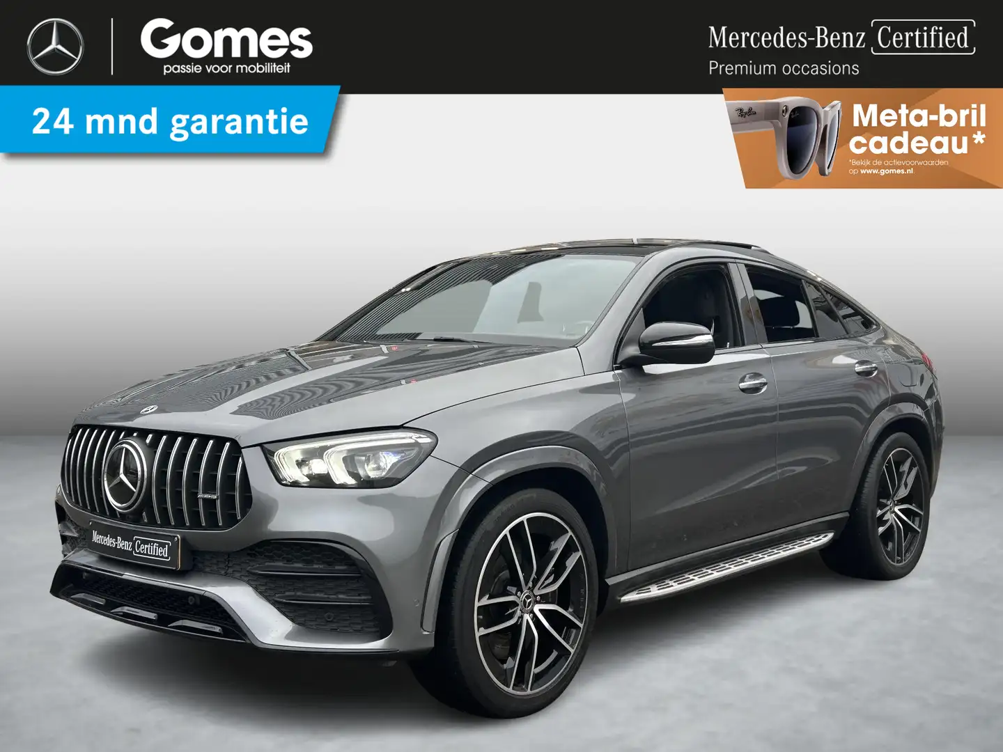 Mercedes-Benz GLE 350 Coupé e 4MATIC Premium | Burmester | Rijassistenti Grijs - 1