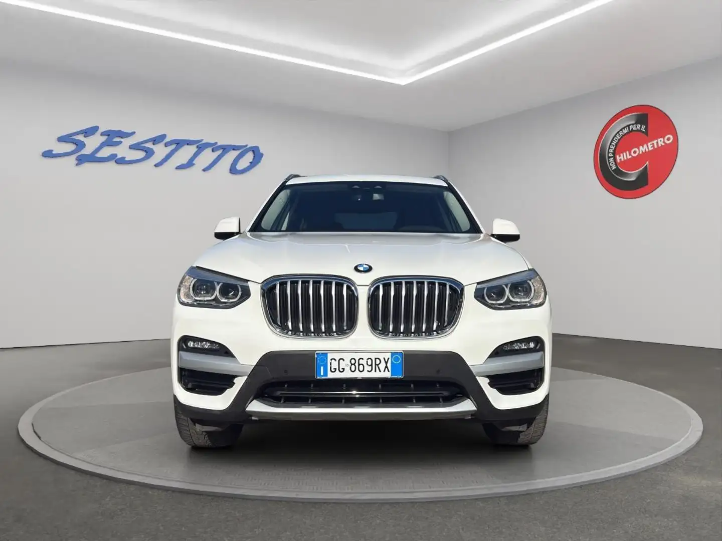 BMW X3 xdrive20d mhev 48V xLine auto Bianco - 2