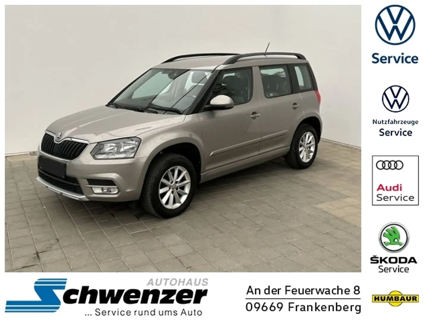 Skoda Yeti Ambition SHZ GRA PDC hi. NSW KLIMA ALU Beige - 1