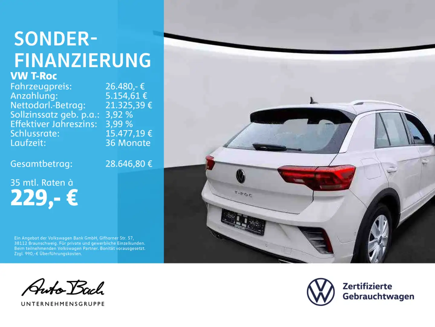 Volkswagen T-Roc 1.5 TSI R-Line DSG LED ACC CarPlay EPH AHK Grau - 2