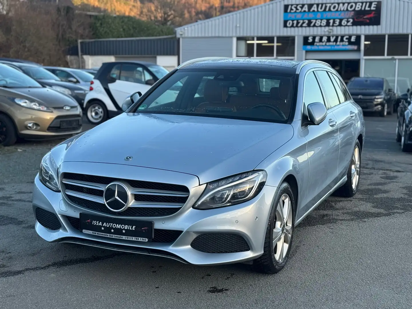 Mercedes-Benz C 400 C 400 T 4Matic/Burmester/Leder/Navi/LED/Xenon/EU6 Gris - 1