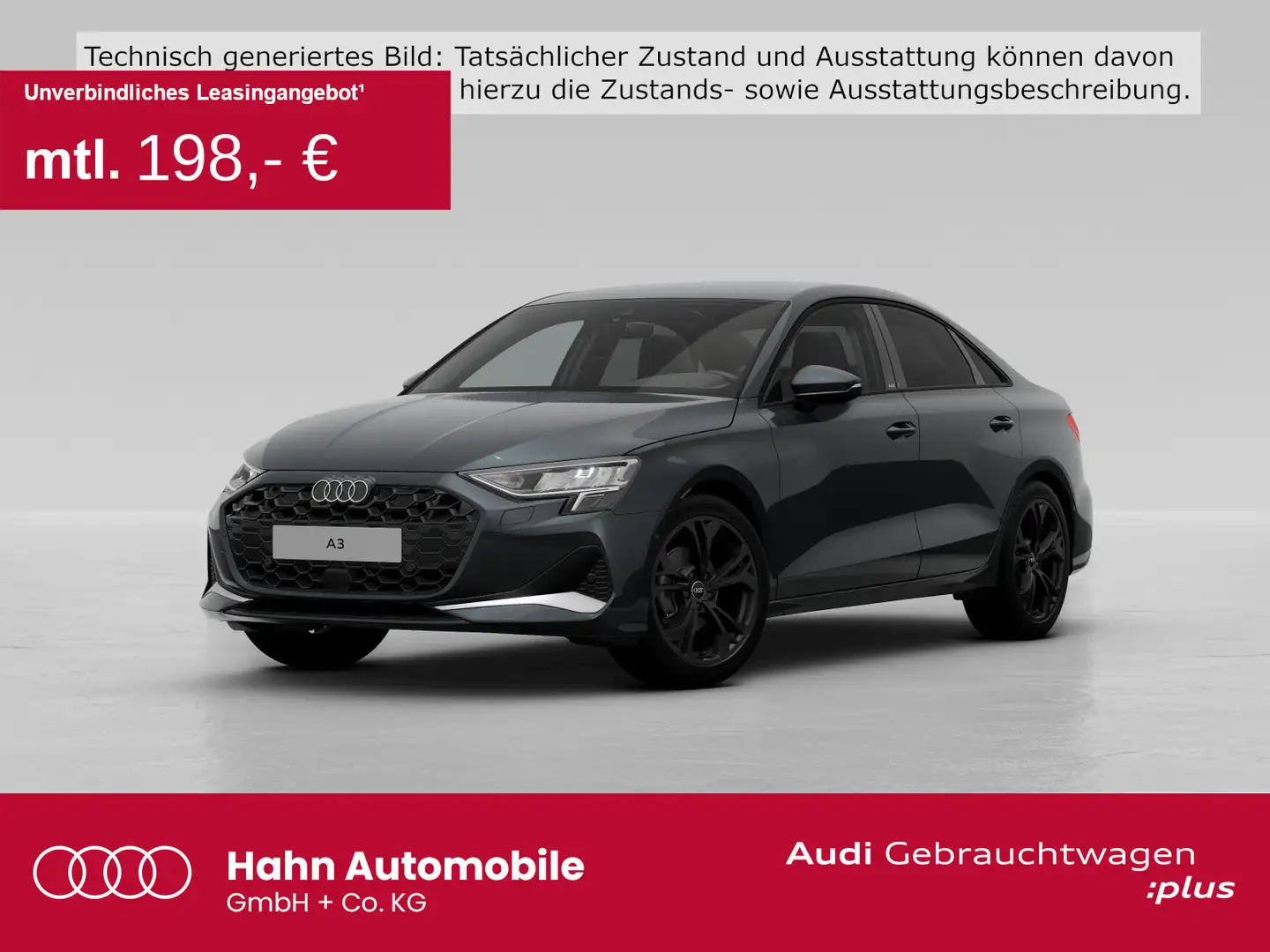 Audi A3 35 TDI advanced Navi Virtual LED CA Grau - 1