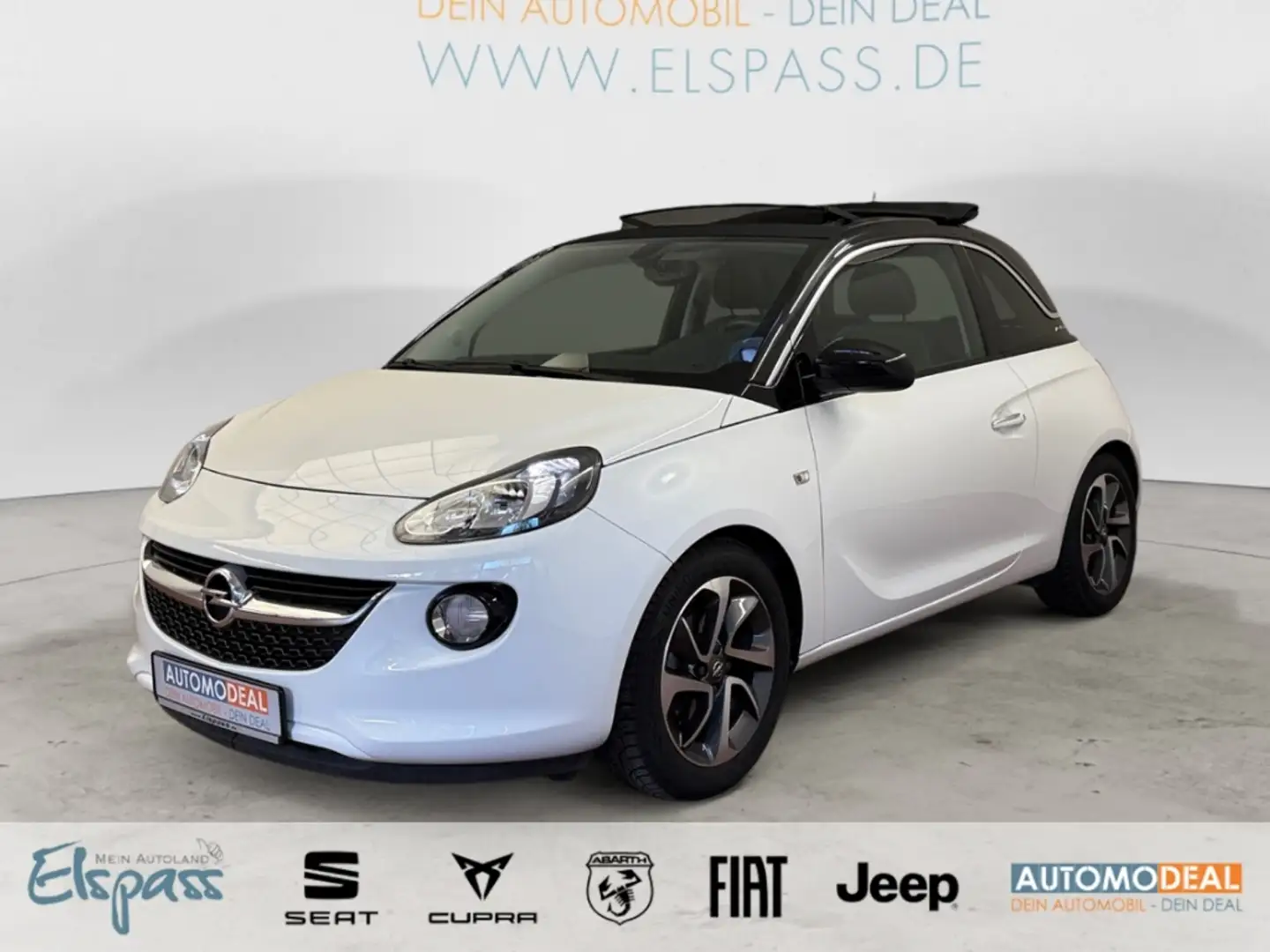 Opel Adam Open Air ALLWETTER SITZ.HZG TEMPOMAT LENK.HZG APPL Blanc - 1