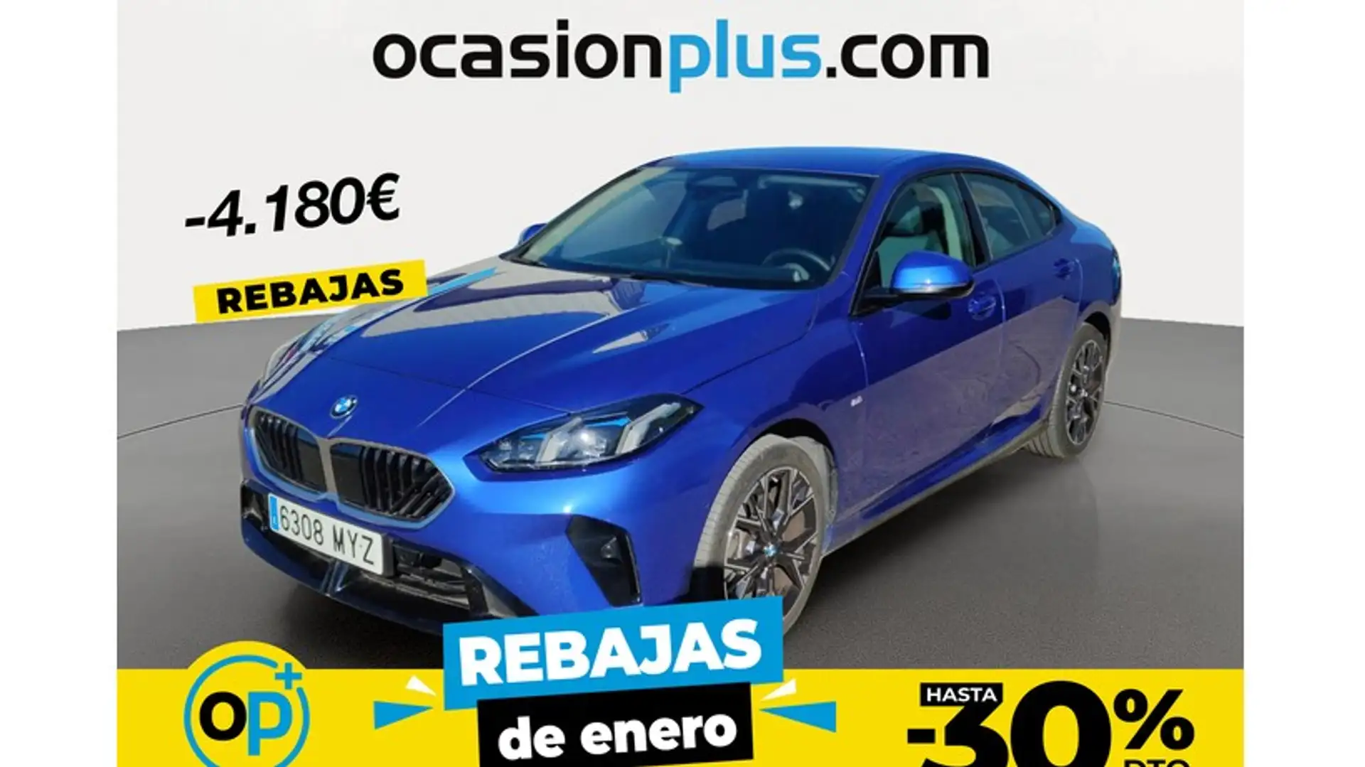 BMW 218 218dA Gran Coupé Bleu - 1