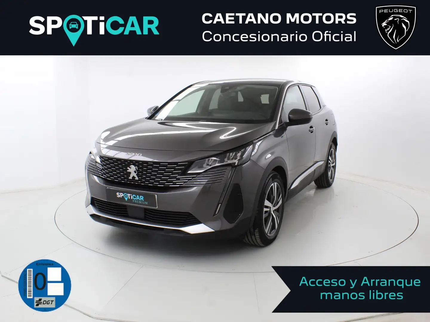 Peugeot 3008 Hybrid 225 e-EAT8 Allure Grigio - 1