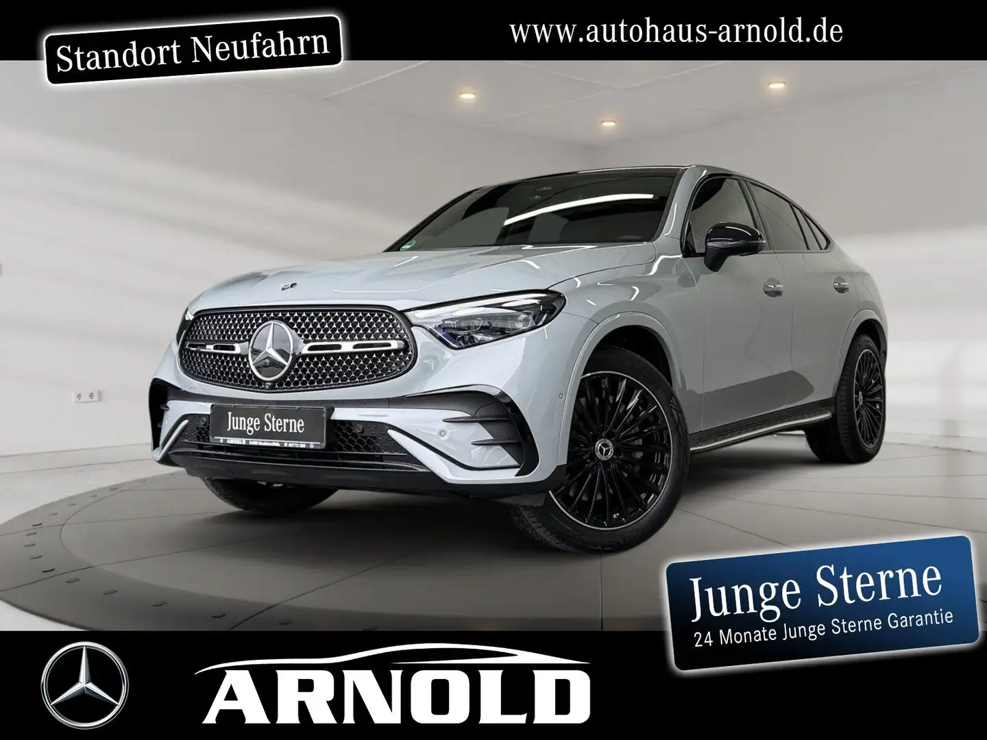 Mercedes-Benz GLC 300 GLC 300 d 4M Coupé AMG-Line HuD AIRMATIC PanoD. Grau - 1