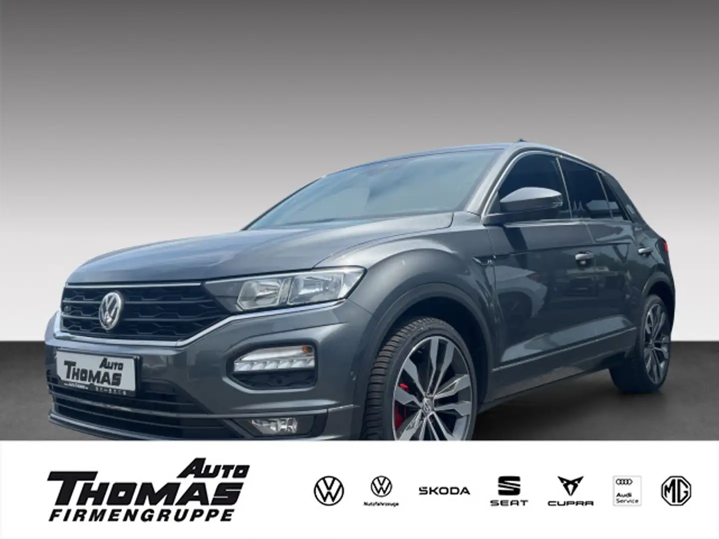 Volkswagen T-Roc Sport 4Motion 2.0 TSI DSG KAMERA+LED+NAVI Grijs - 1