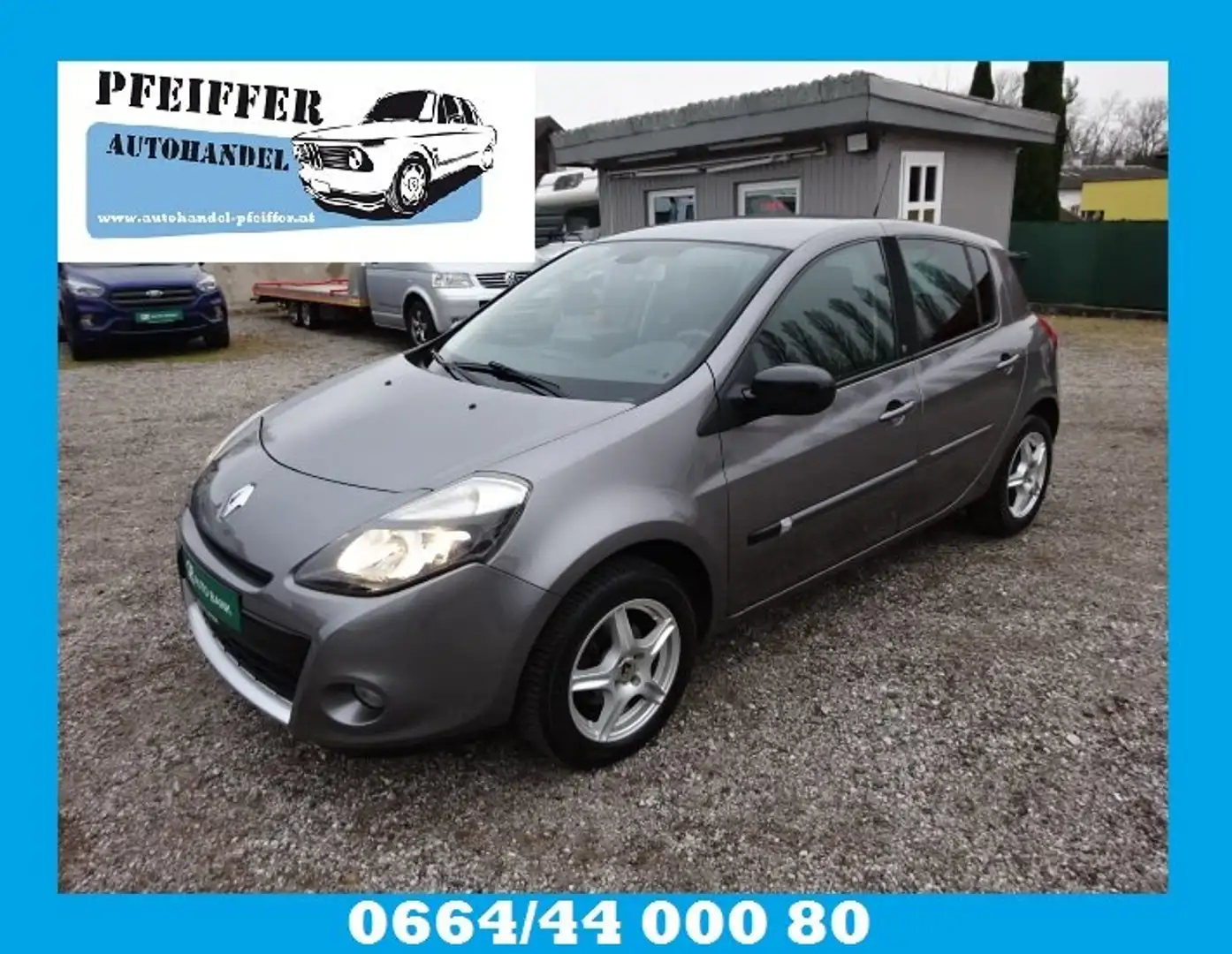 Renault Clio Night and Day Pickerl neu 11.2026 Nichtraucher Grau - 1