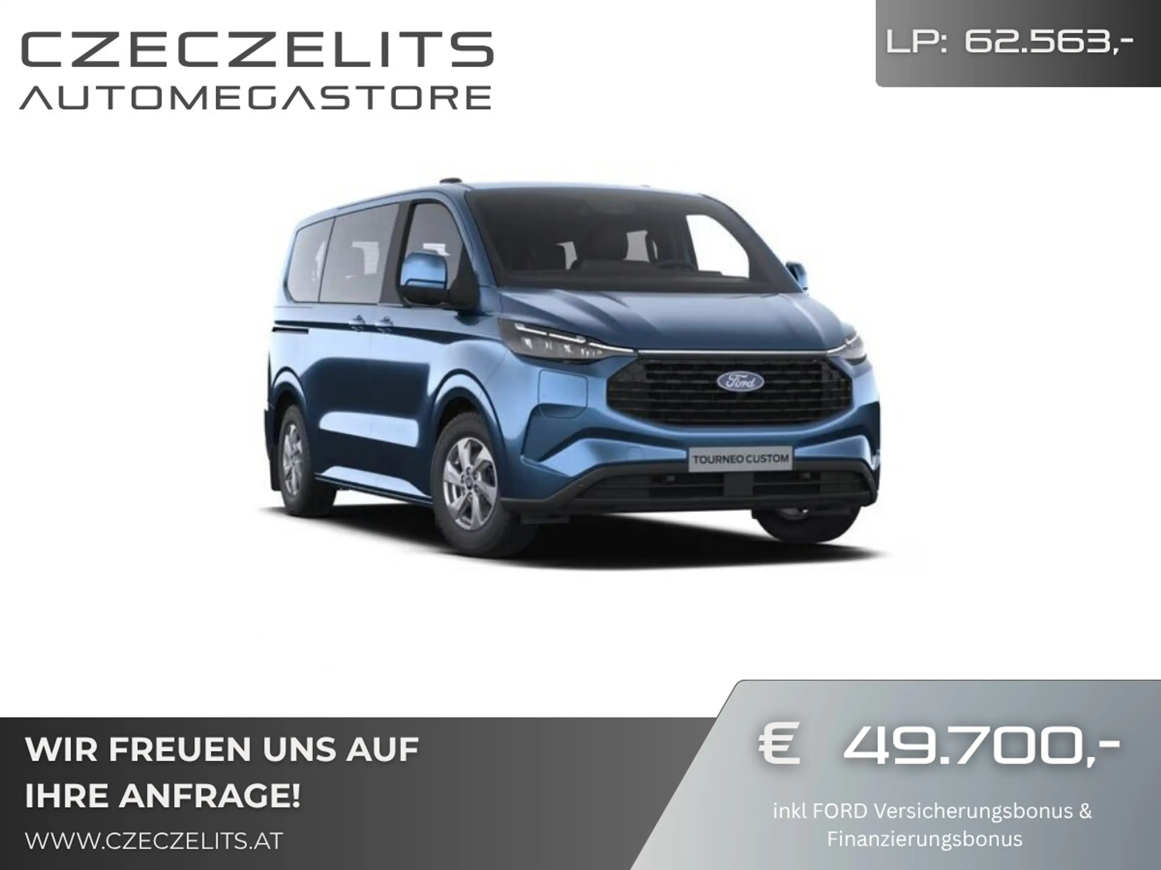 Ford Tourneo Custom Bus 2.5 PHEV 340 L1H1 FWD Trend Aut. ON: 43656 ...