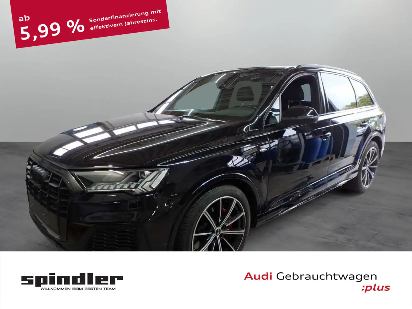 Audi Q7 S-Line 55 TFSIe quattro / Navi+, Matrix, B&O Schwarz - 1