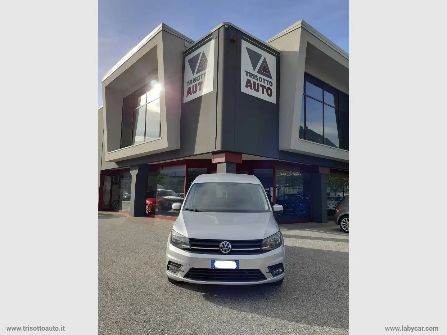 Volkswagen Caddy 2.0 TDI 102CV DSG Trendline AUTOCARRO 5 POSTI Grigio - 1