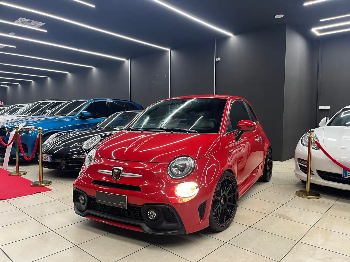 Abarth 595 1.4 t-jet 145cv 39.000 Km Rosso - 1