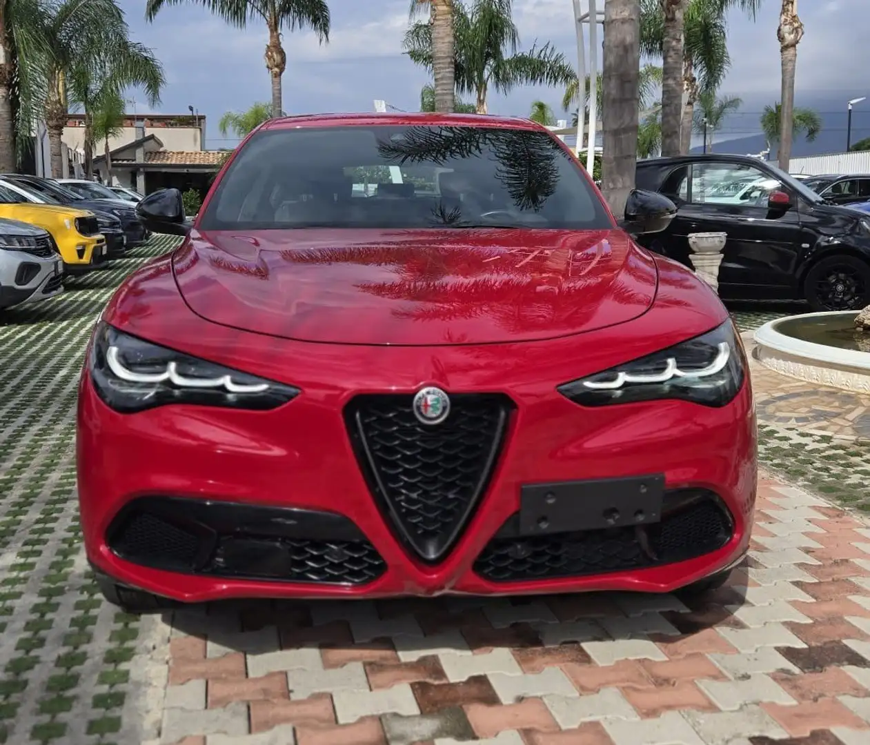 Alfa Romeo Stelvio 2.2 t Veloce Q4 210cv auto Pelle Uff Italy Nav Led Rouge - 2