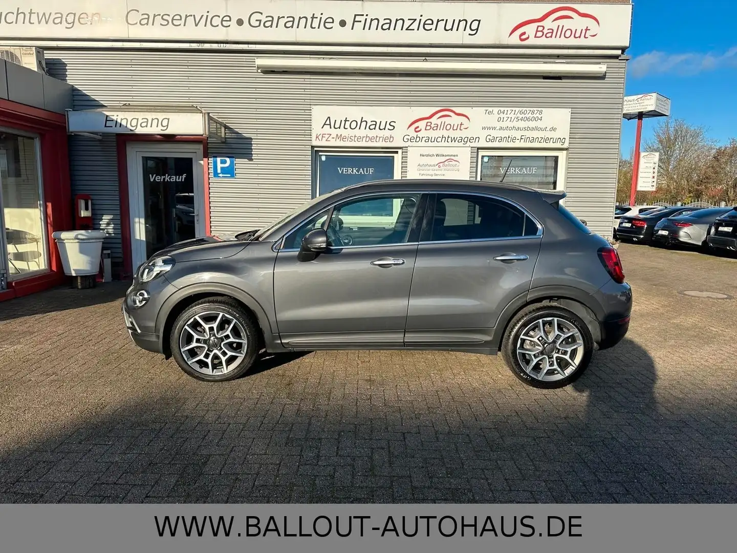 Fiat 500X Cross*2.HAND*KLIMA*NAVI*LED*TEMPO*SPUR*SHZ* Grau - 1