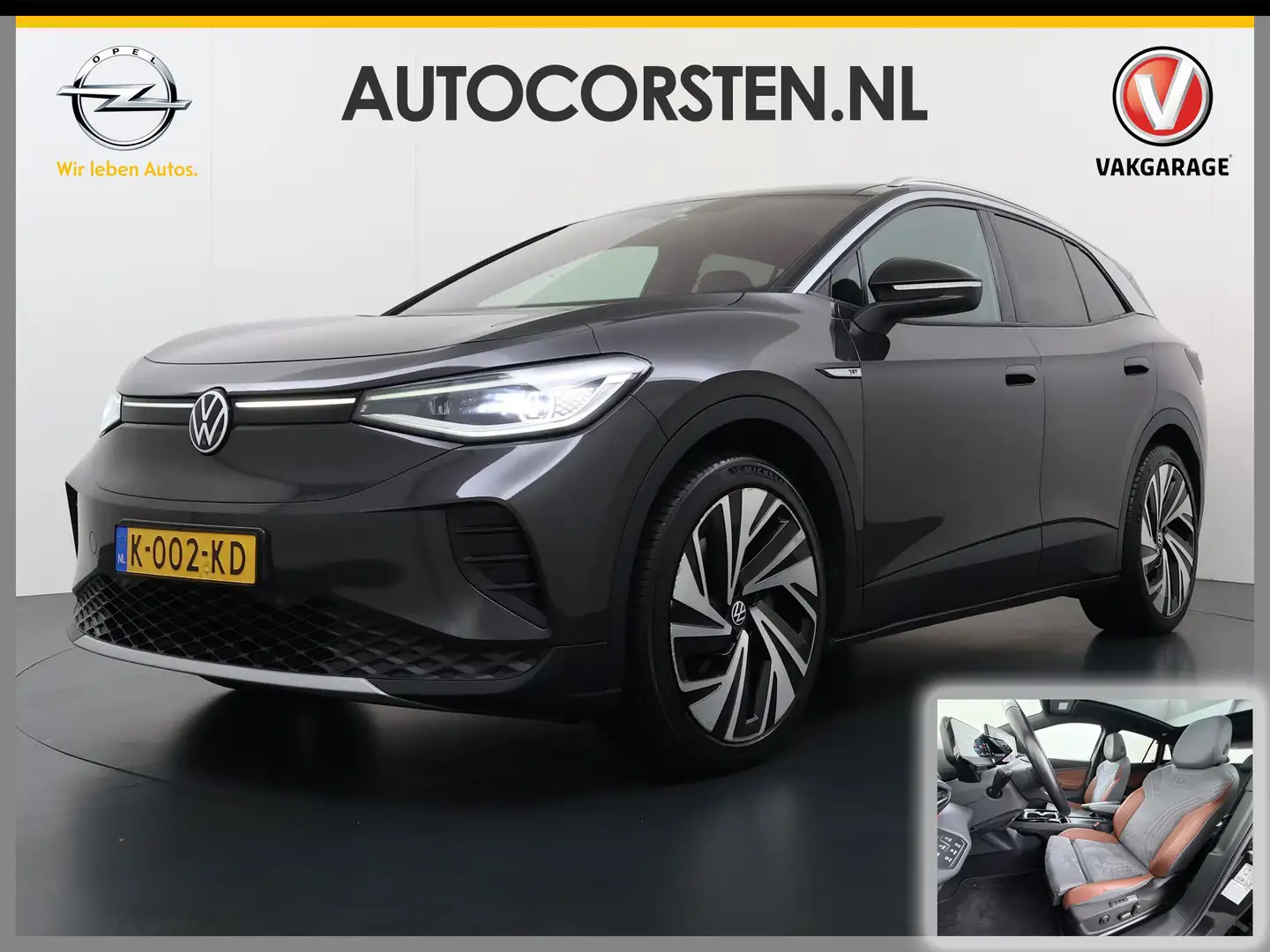 Volkswagen ID.4 Max 77kWh SOH 90% Warmtepomp Ergo Comfort Stoelen Gris - 1