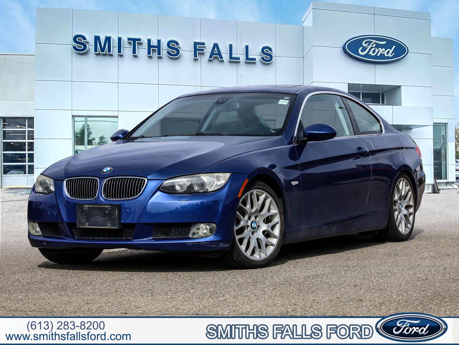 Blue 2007 BMW 3 Series Coupe Rear-Wheel Drive 