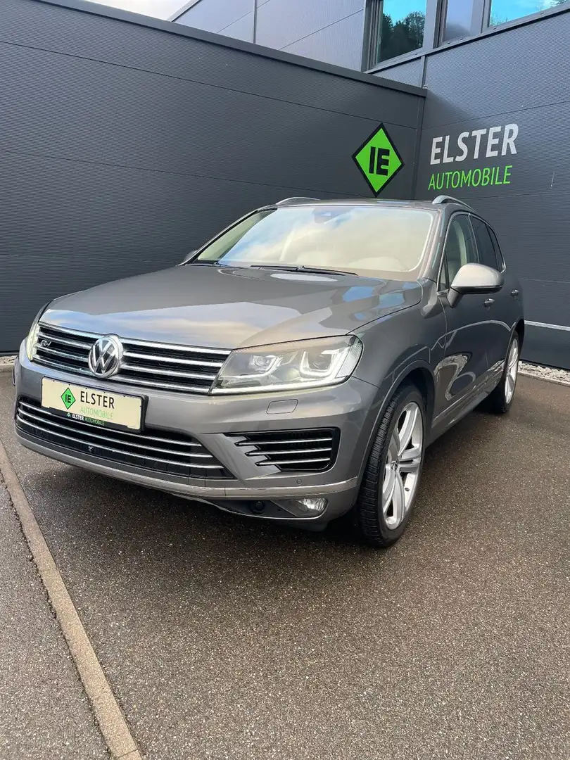 Volkswagen Touareg V6 TDI 4Mo R Line,360°,Stand,AHK Exp/Gew Grau - 1