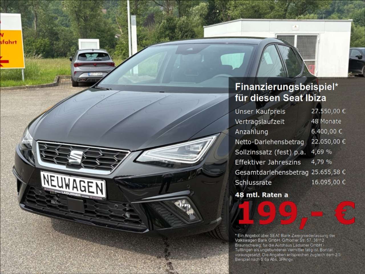 Seat Ibiza 2025 — FR Black Edition 1.0 TSI *SHZ+RFK+KESSY*
