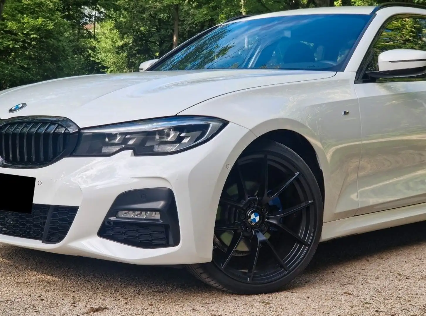 BMW 320 d Touring M-Sport LED SH Navi Blanco - 2