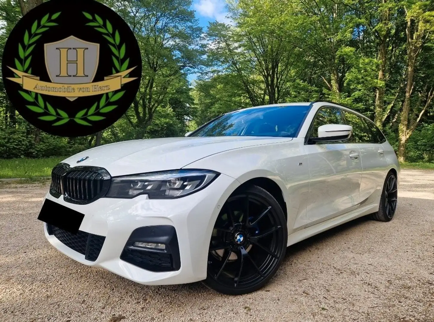 BMW 320 d Touring M-Sport LED SH Navi Blanco - 1