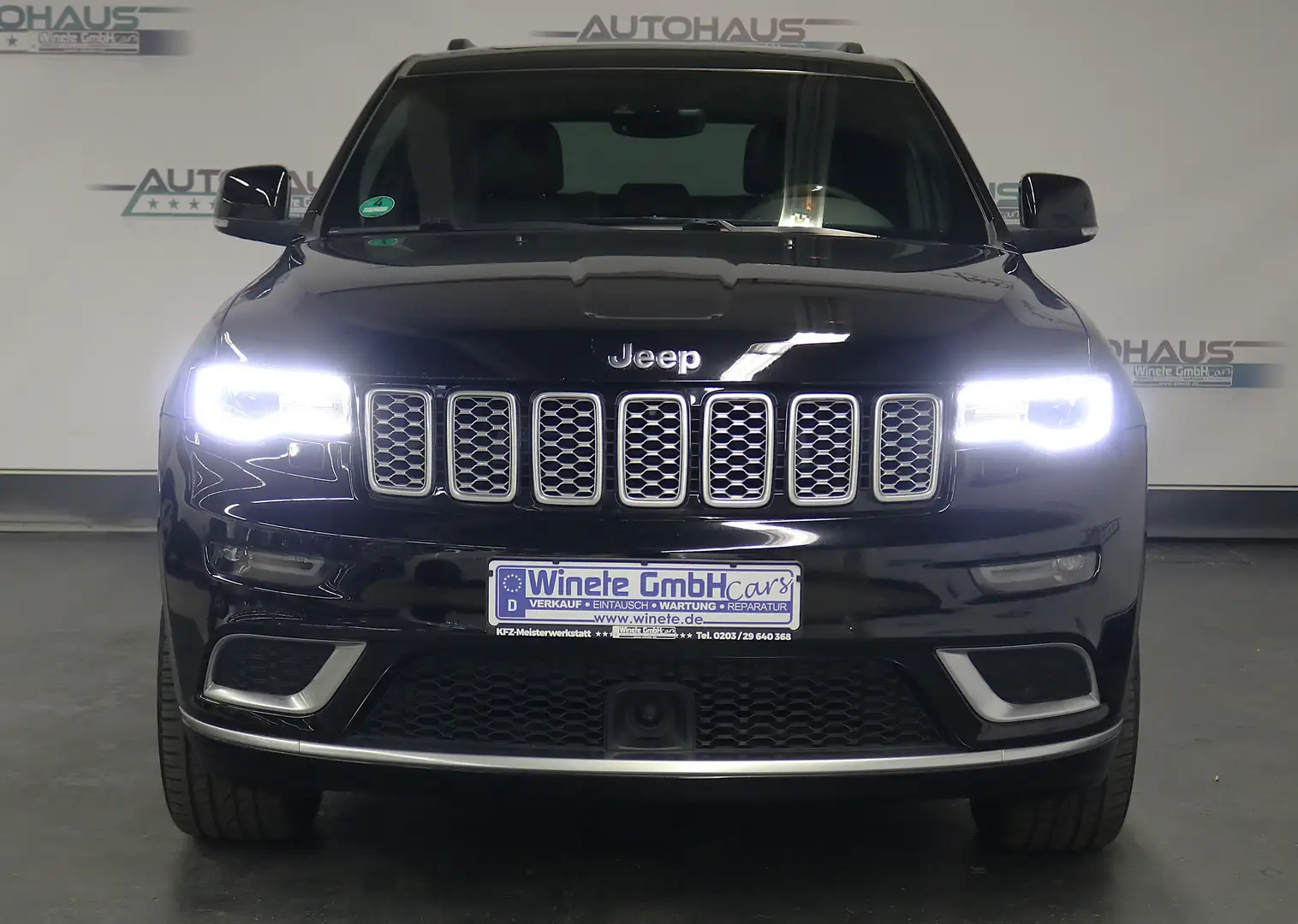 Jeep Grand Cherokee 3.0  Summit*1HAND*PANO*KAMERA*TOT-W*LEDER*VOLLAUSS Zwart - 2