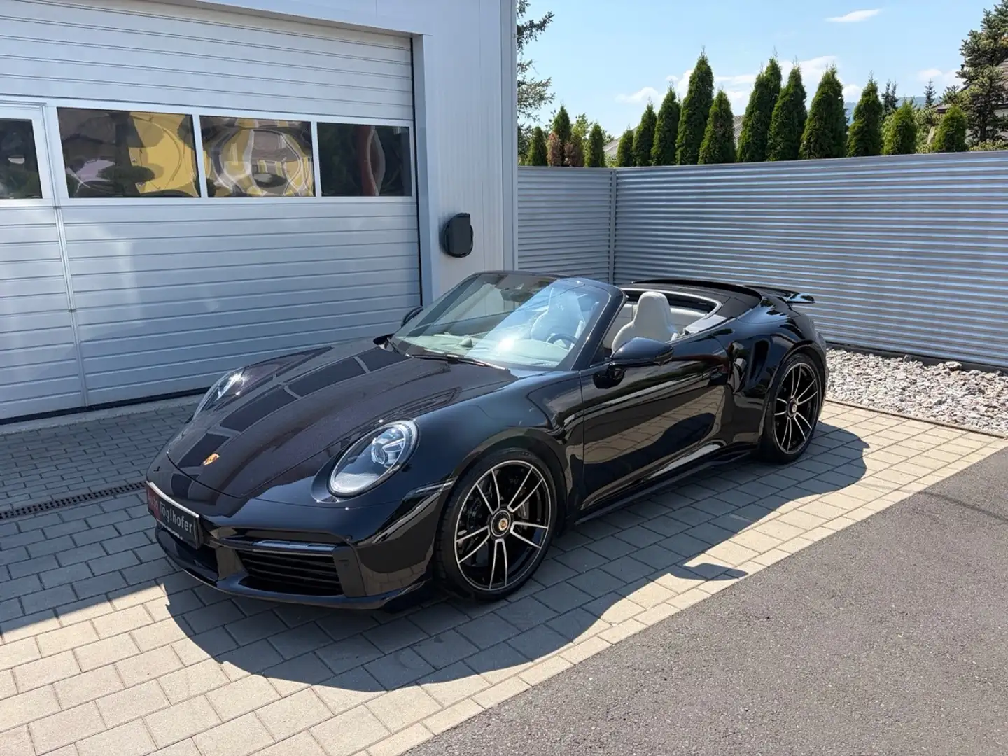 Porsche 911 Turbo S Cabriolet Garantie 1. Besitz nur 10.900km Schwarz - 2