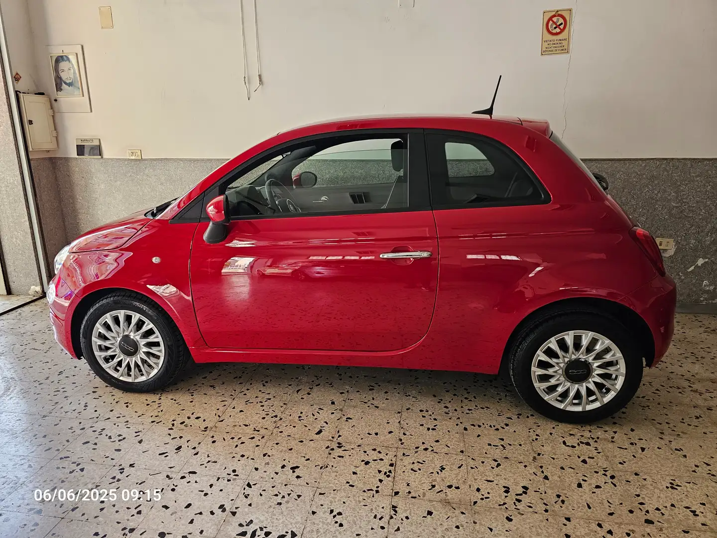 Fiat 500 Hybrid Lounge 70cv Auto Ufficiale Italia Rosso - 2