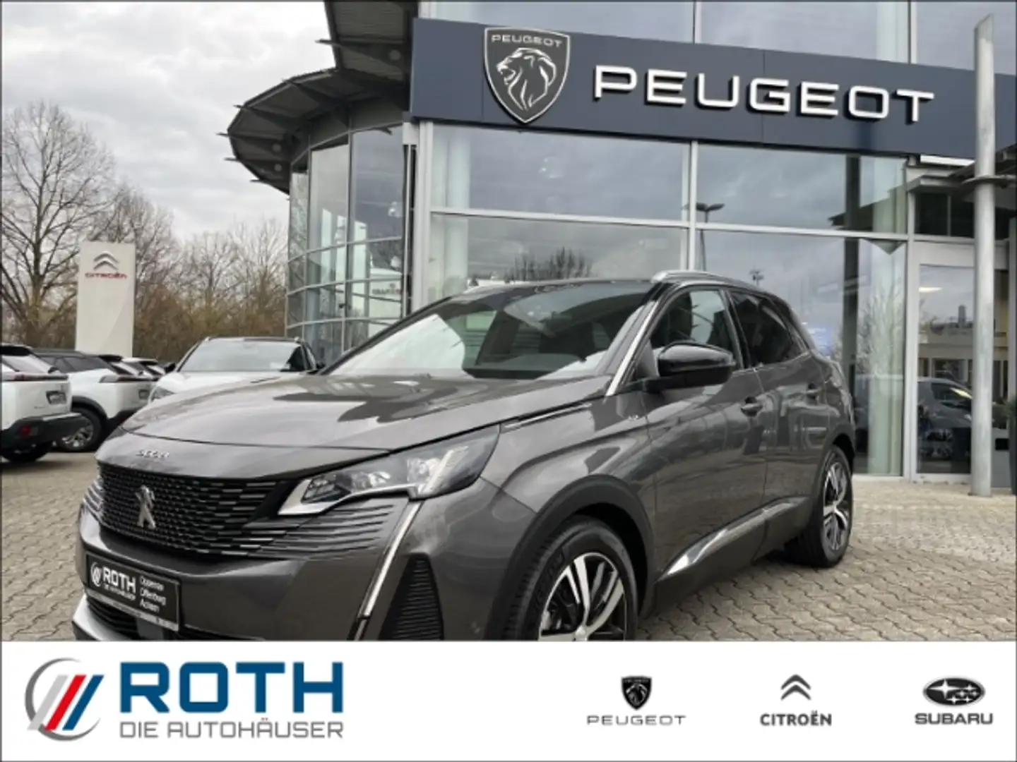 Peugeot 3008 BlueHDi 130 EAT8 GT AHK Schiebedach Navi Digitales Grigio - 1