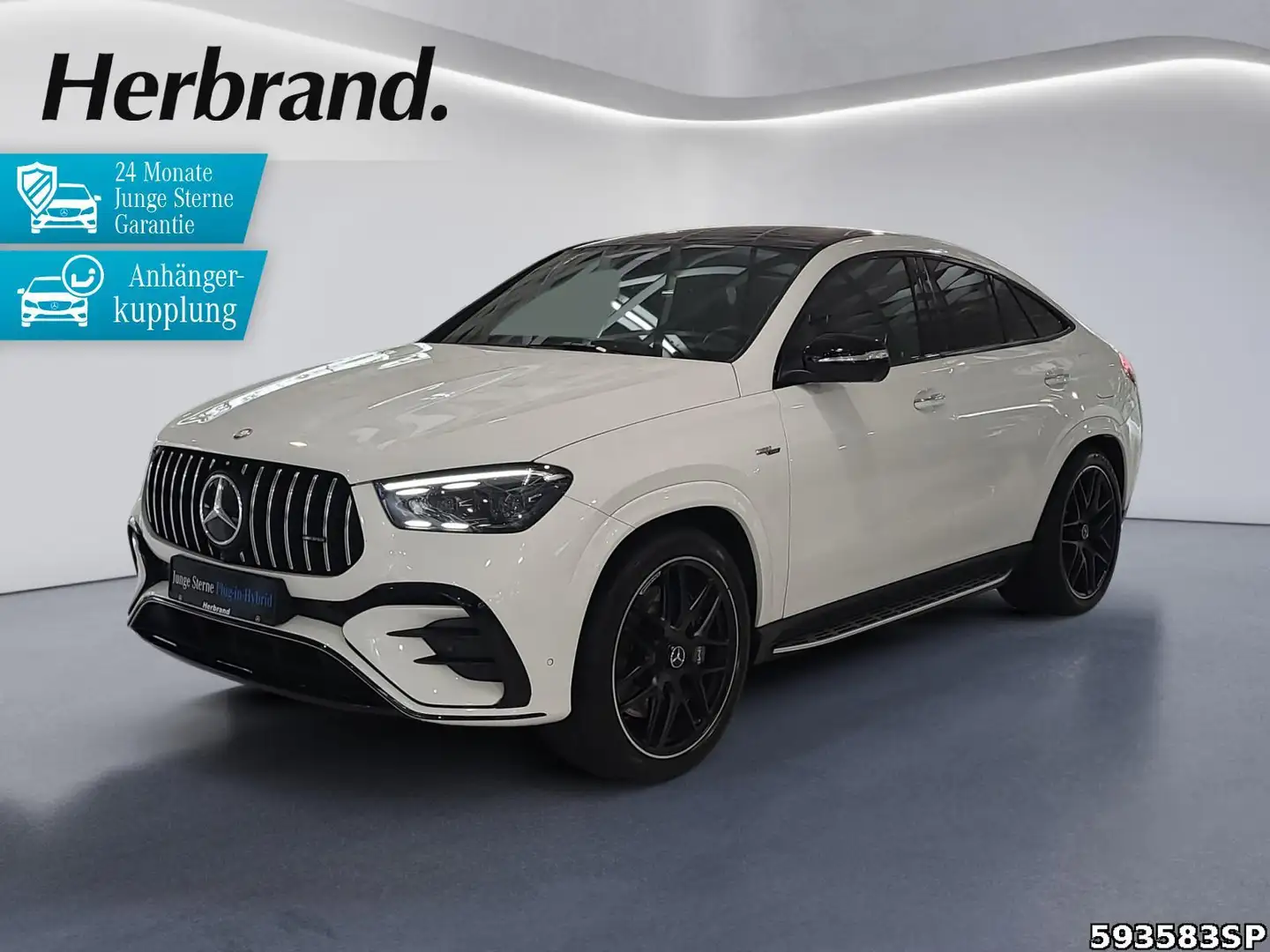 Mercedes-Benz GLE 53 AMG HYBRID 4M Coupé PANO 360° DISTRONIC Blanc - 1