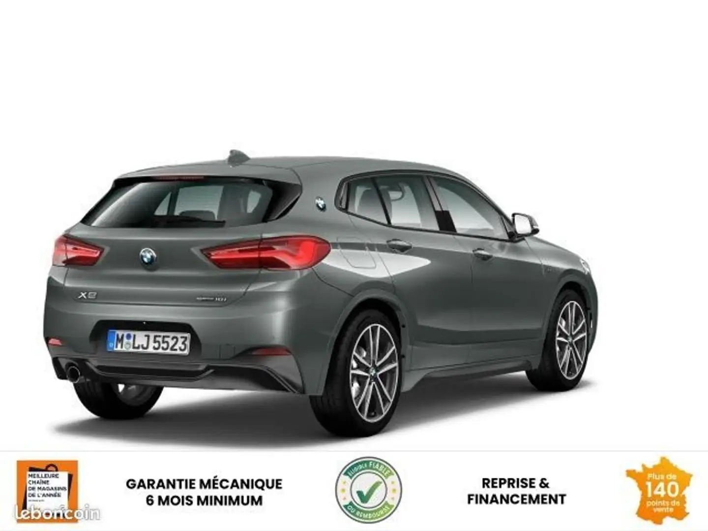 BMW X2 sDrive18i M Sport SUIVI GARANTIE 6 à 60 MOIS Gris - 2