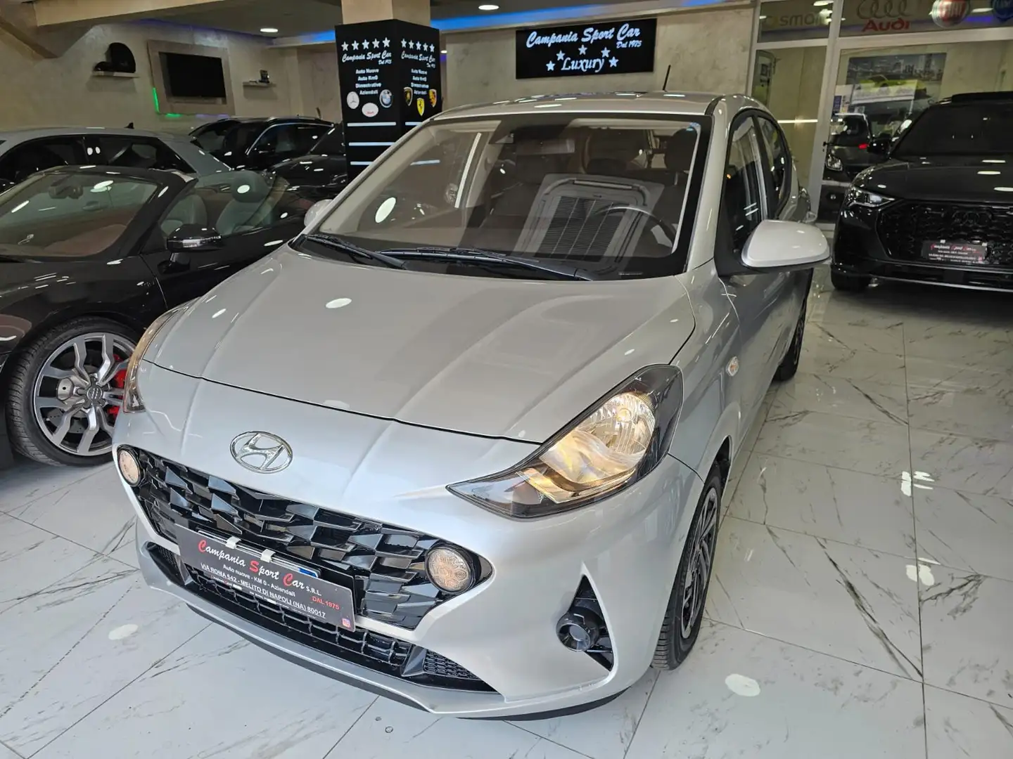 Hyundai i10 1.0 ADVANCED 67CV (POSSIBILITA' GPL) - ITALIANA Argento - 1