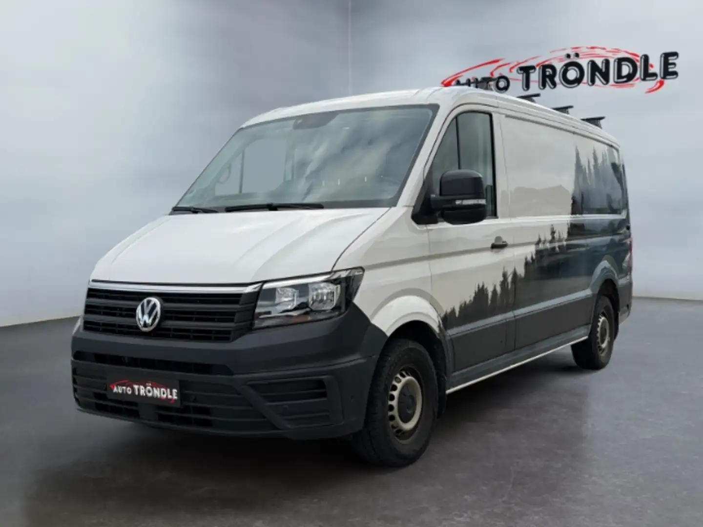 Volkswagen Crafter 35 Kasten 2.0 TDI MR +AHK +StandHZG Weiß - 1